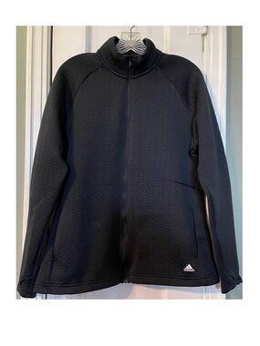 Adidas Black Full-Zip Golf Jacket
